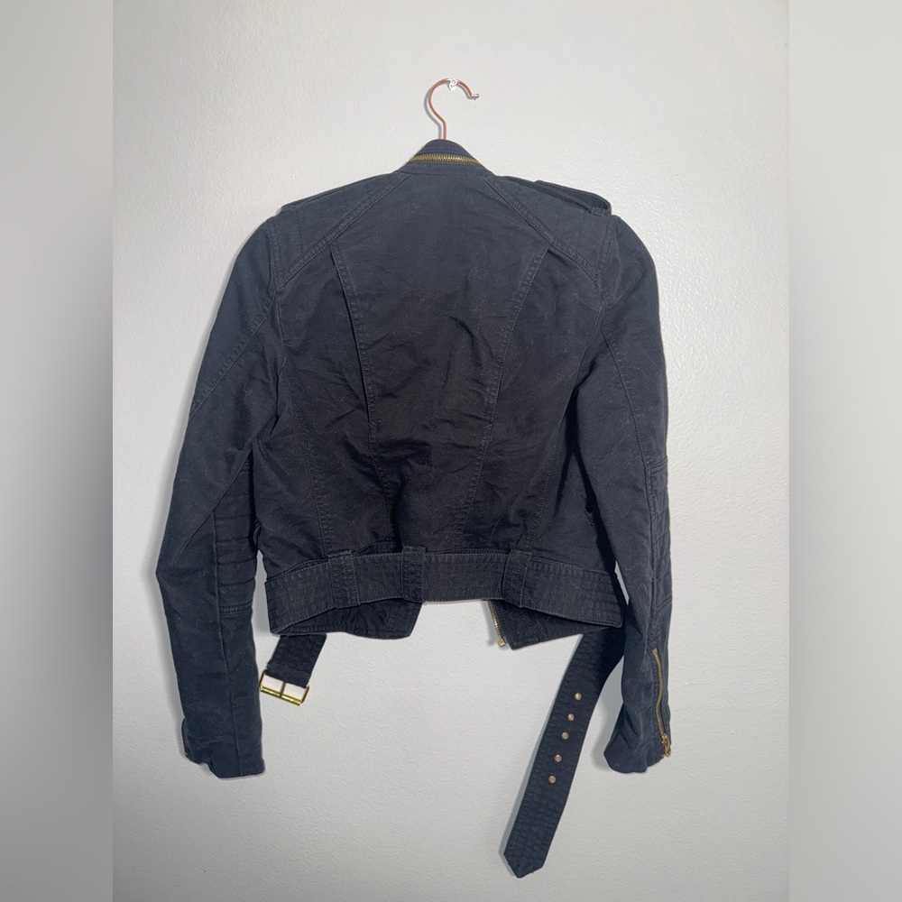 Juicy Couture Cropped Moto Jacket - Picture 4 of 4